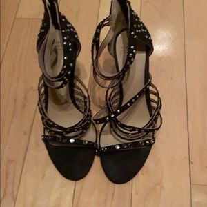 Zara crystal embellished heels